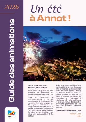 Programme Animations 2026 Calameo