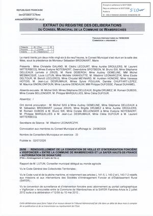 26 56 Renouvellement Convention SAFER
