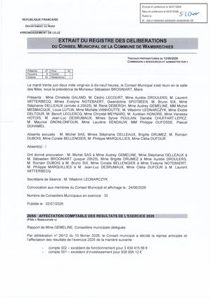 26 65 Affectation Résultats Ville