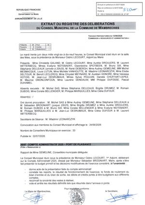 26 67 Compte Administratif Port De Plaisance