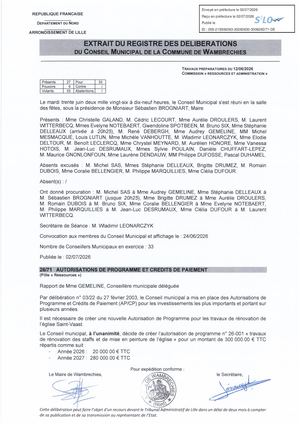 26 71 Autorisations De Programme Et Crédits De Paiement