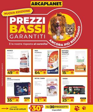 Volantino Arcaplanet 2026 07 02 P 01