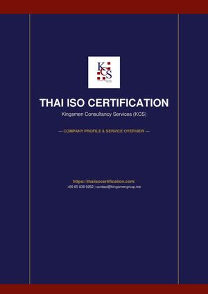 Thai ISO Certification – Company Profile & ISO Consulting Services in Thailand