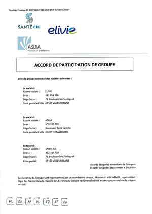 Accord Participation Groupe 2021