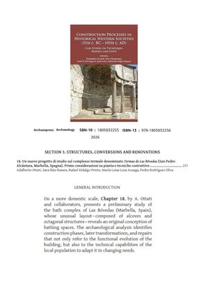 Investigaciones en el edificio termal de Las Bóvedas (San Pedro Alcántara, Marbella, España)