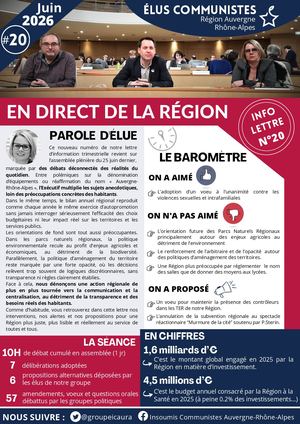 Newsletter N°20 - Juin 2026