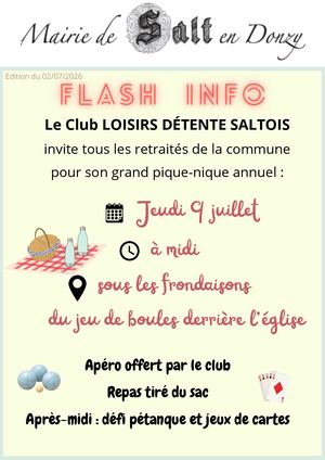Flash Info 020726 N°2