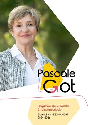 Bilan Pascale Got 2024-2026