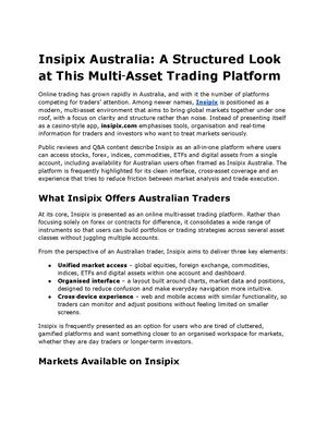 Insipix Reviews Australia