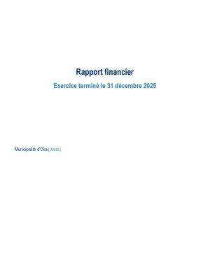 Rapport Financier 2025