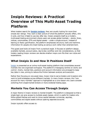 Insipix Reviews
