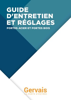 Guide Entretien Portes - Gervais