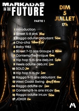 DIM 5 JUILLET 17H