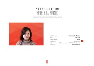 Portfolio Interior Design Nguyen Ha Phuong 2015