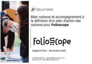 Folioscope / Anima - Bilan Carbone