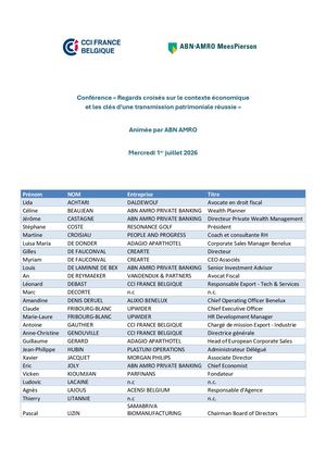 Liste Des Participants Abn Amro