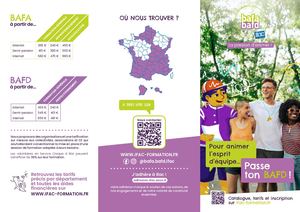 Plaquette BAFD 2026