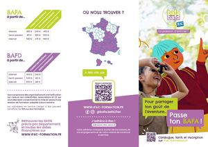 Plaquette BAFA 2026 - Le goût de l'aventure