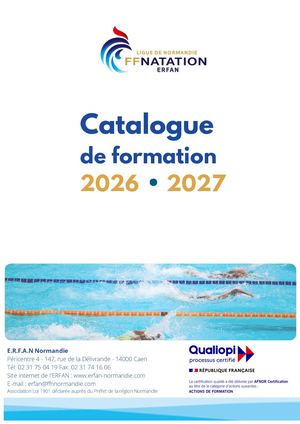 Catalogue Formation 26 27