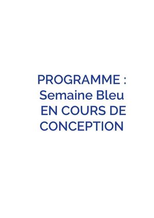 Semaine Bleue 2026