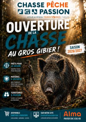 Catalogue ouverture gros gibier 2026/2027