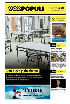 Tapa Vox Jueves 02 07 2026