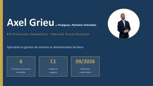 Immobilier : AXEL GRIEU