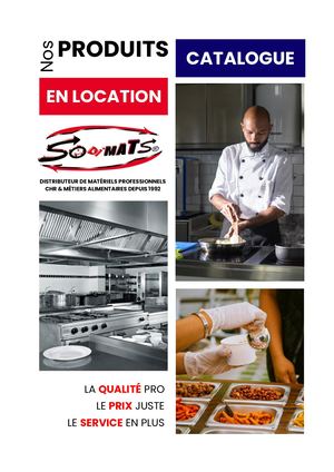 Location de matériel de cuisine professionnelle – Catalogue SODIMATS