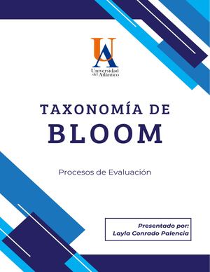 Taxonomía De Bloom