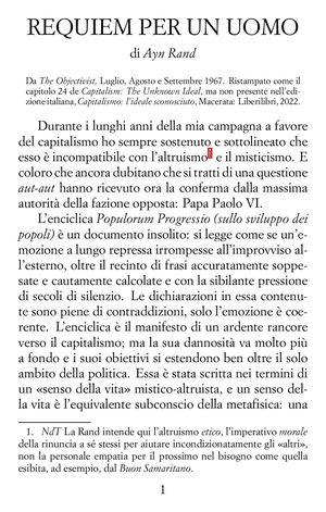 Requiem Per Un Uomo