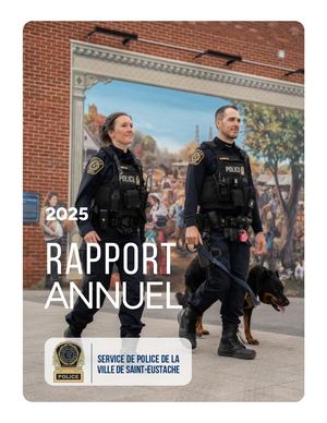 Rapport Annuel 2025 - Service de police de la Ville de Saint-Eustache