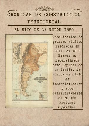 Crónicas de Construcción Territorial