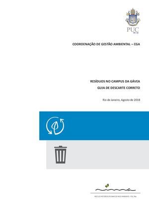Guia Descarte Correto Puc Rio