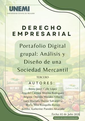 Portafolio Digital Derecho Empresarial