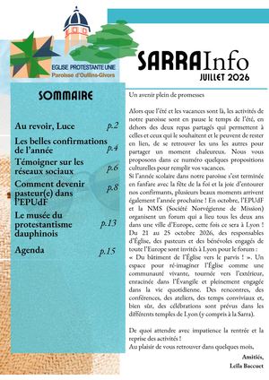 Sarra Info Juillet 2026