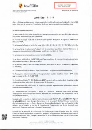 Fichier Parution Des Arrêtés N°26 387 à 26 388