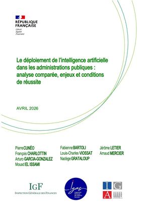 déploiement de l'intelligence artificielle dans les administrations publiques
