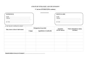 Modele Bon De Livraison 2026 Definitif