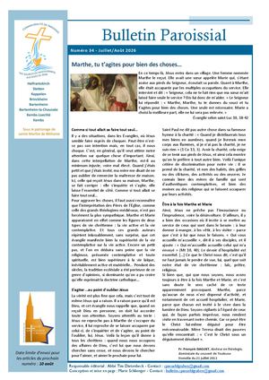 Bulletin Juillet/Aout 2026