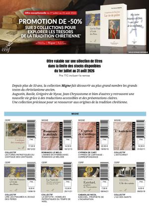 Promotion 50 % Migne