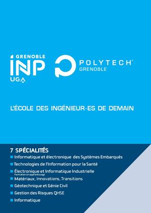 Polytech Grenoble 2026 Web