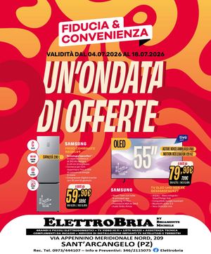 Volantino Fiducia & Convenienza Luglio Elettro Bria Di Briamonte