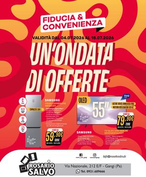 Volantino Fiducia & Convenienza Luglio Rosario Salvo