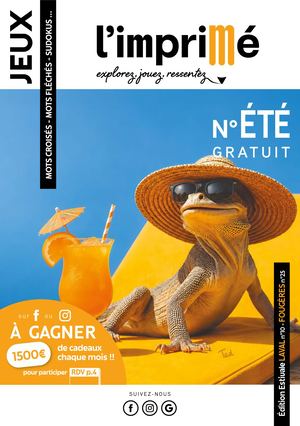 Magazine L'imprimé N°ESTIVAL Fougères Laval