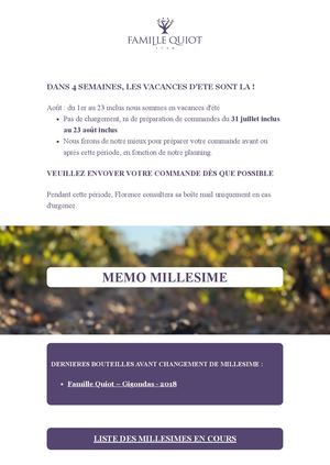 NEWSLETTER JUILLET 2026 FR