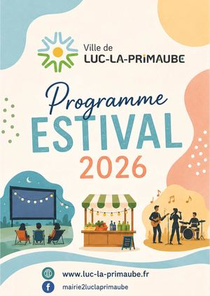 Programme estival 2026 - Ville de Luc-la-Primaube