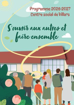 Livret d'activités Centre Social Villars 2026 27