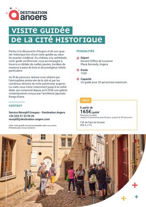 Fiches visites guidées - Réceptif Groupes - Destination Angers