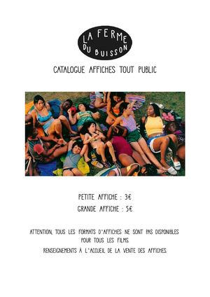 Catalogue Affiches Tout public 2026