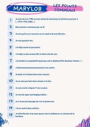 Les Pints Communs avec Marylo